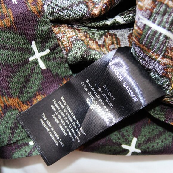 BNWT SS21 SAMSOE & SAMSOE AVAN JX SHIRT XL - Picture 12 of 14